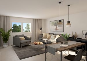 3D-Visualisierung-Wohnzimmer-Limmatstrasse-ZH